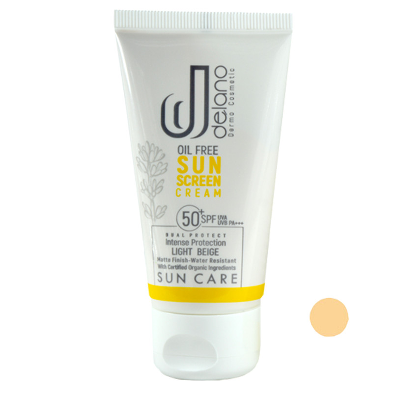 کرم ضد آفتاب دلانو مدل Oil free حجم 50 میلی لیتر