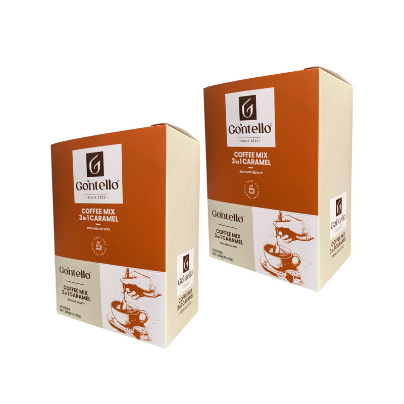 کافی میکس 3 در 1 کاراملی گونتلو - 400 گرم بسته 2 عددی