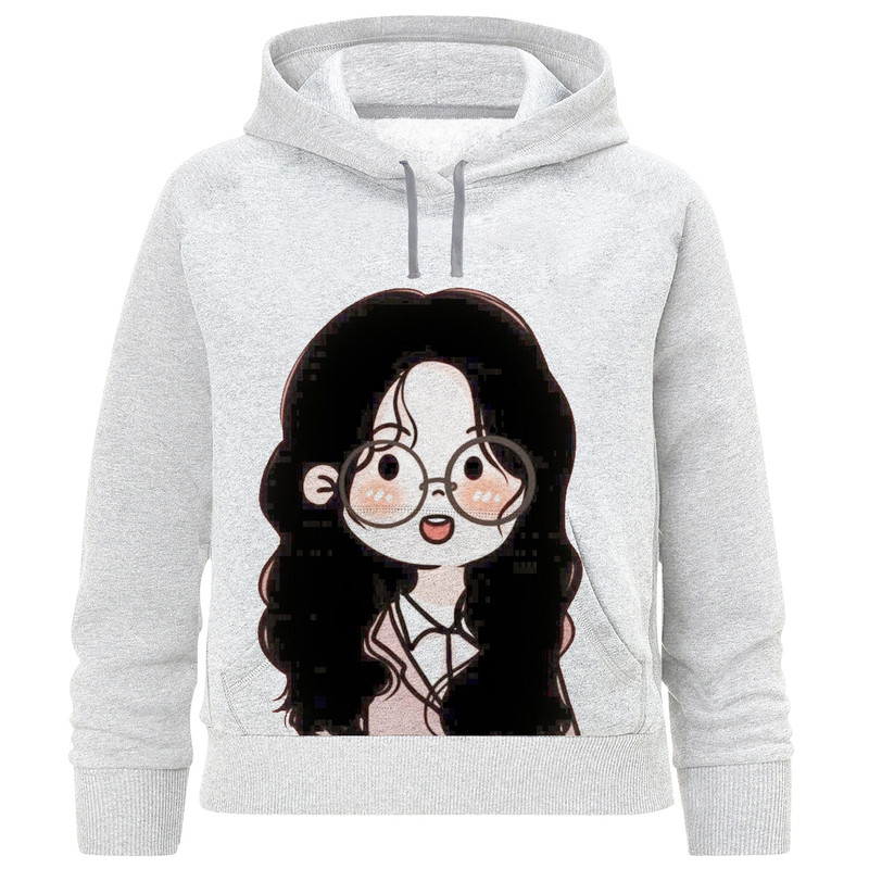 خرید و قیمت هودی دخترانه مدل عینکی کد W227