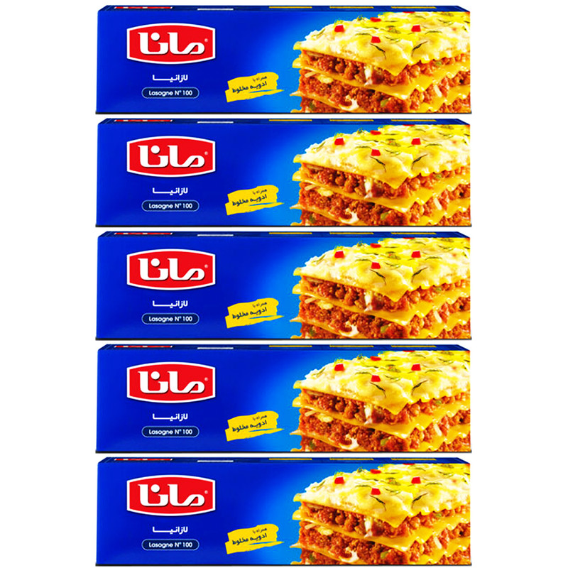 لازانیا مانا - 300 گرم بسته 5 عددی