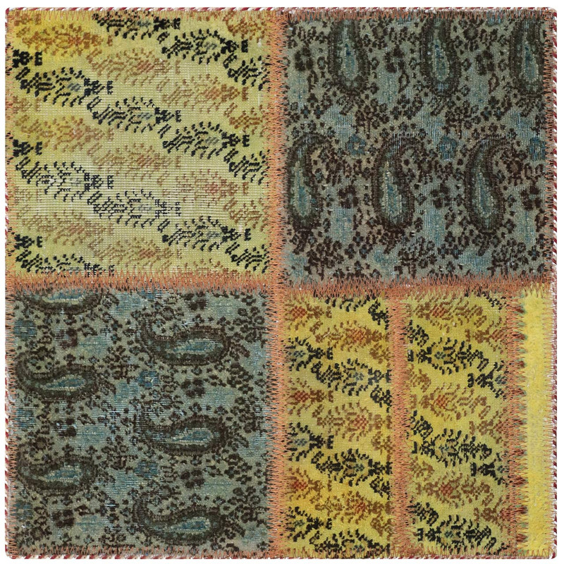 کلاژ فرش دستبافت نیم متری فرش هریس کد 102094