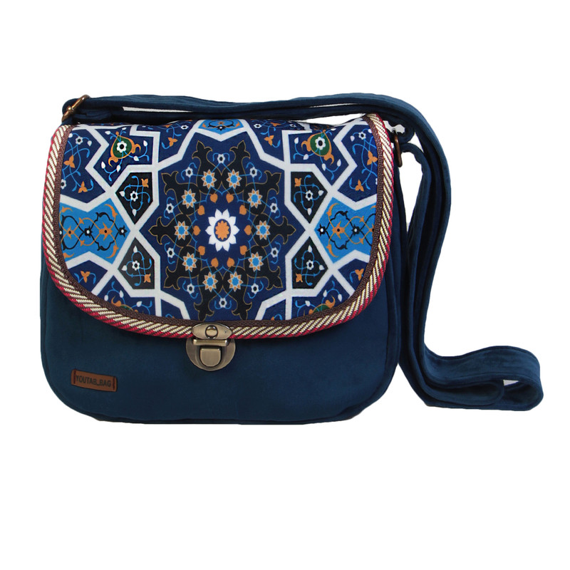 کیف دوشی زنانه یوتاب مدل مخمل سنتی N-03