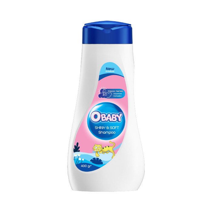 خرید و قیمت شامپو سر کودک اوبیبی مدل درخشان کننده و نرم کننده وزن 400 گرم