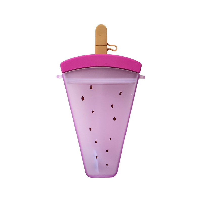 قمقمه طرح بستنی چوبی مدل درب سیلیکونی کد 12695 گنجایش 0.32 لیتر