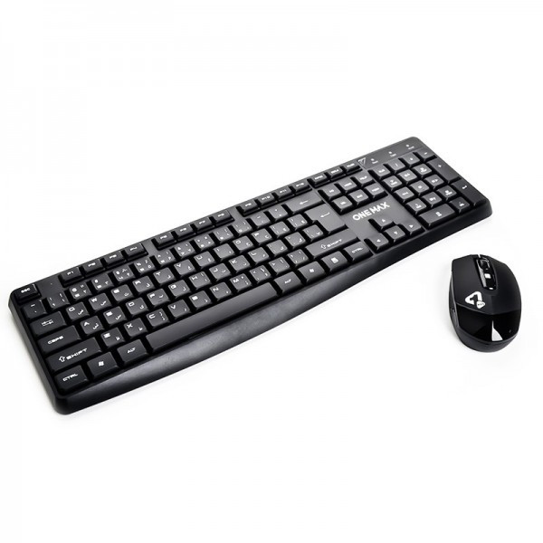 خرید و قیمت کیبورد و ماوس بی سیم وان مکس مدل OM-5000W