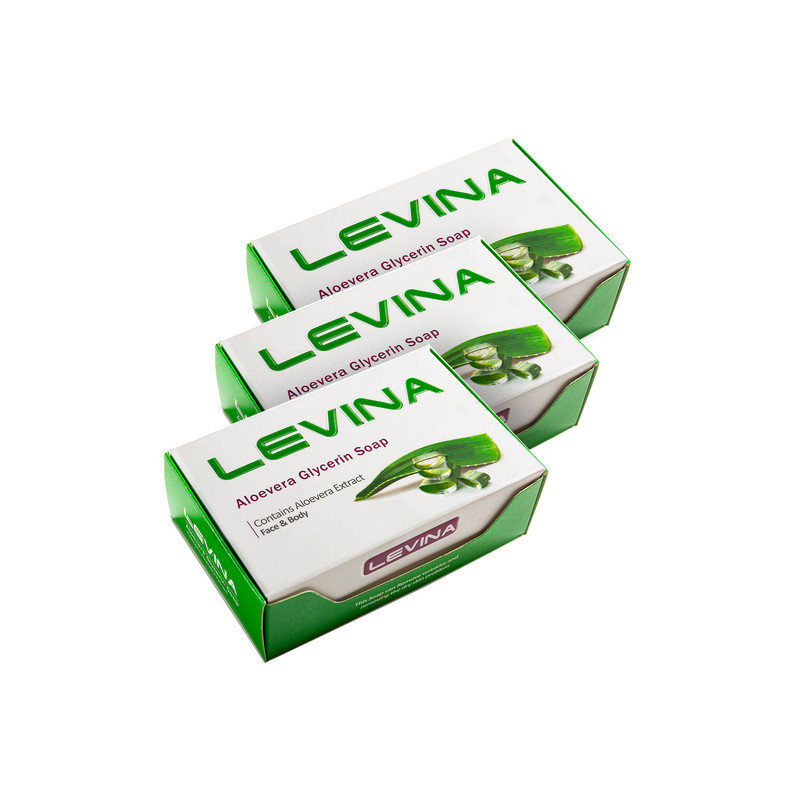 صابون لوینا مدل آلوئه ورا مجموعه 3 عددی