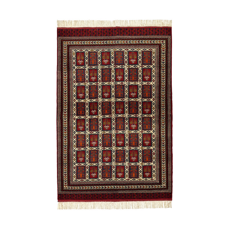 فرش دستبافت 3 متری طرح خشتی کد 002