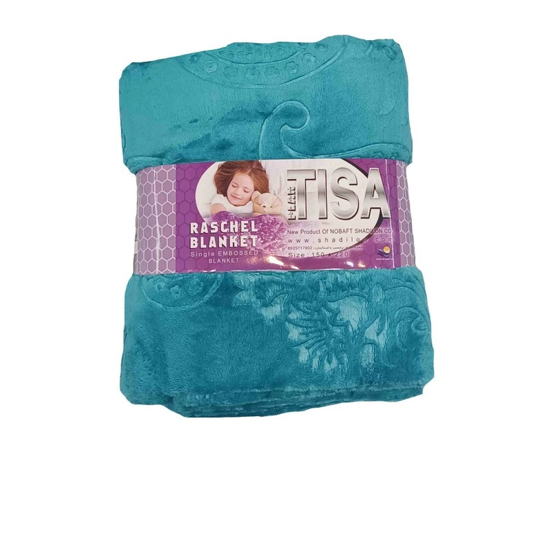 پتو تیسا مدل بته جقه ای سایز 150*220 سانتی متر