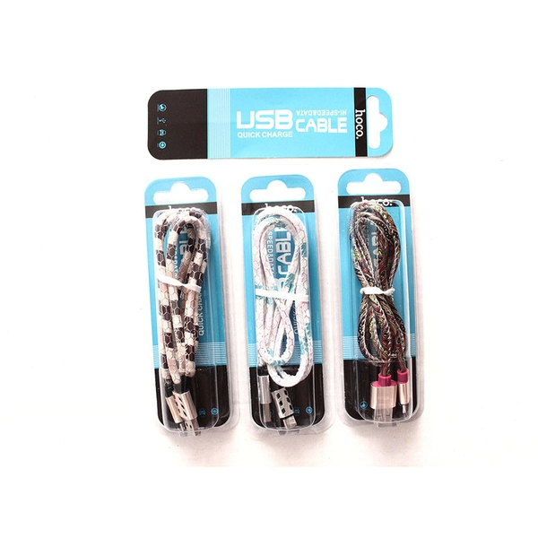 کابل تبدیل USB به microusb هوکو مدل T3 طول 1متر 22
