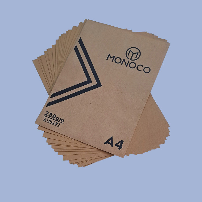 مقوا کرافت مونوکو کد A4-280G سایز 21x29.7 سانتی متر بسته 20 عددی