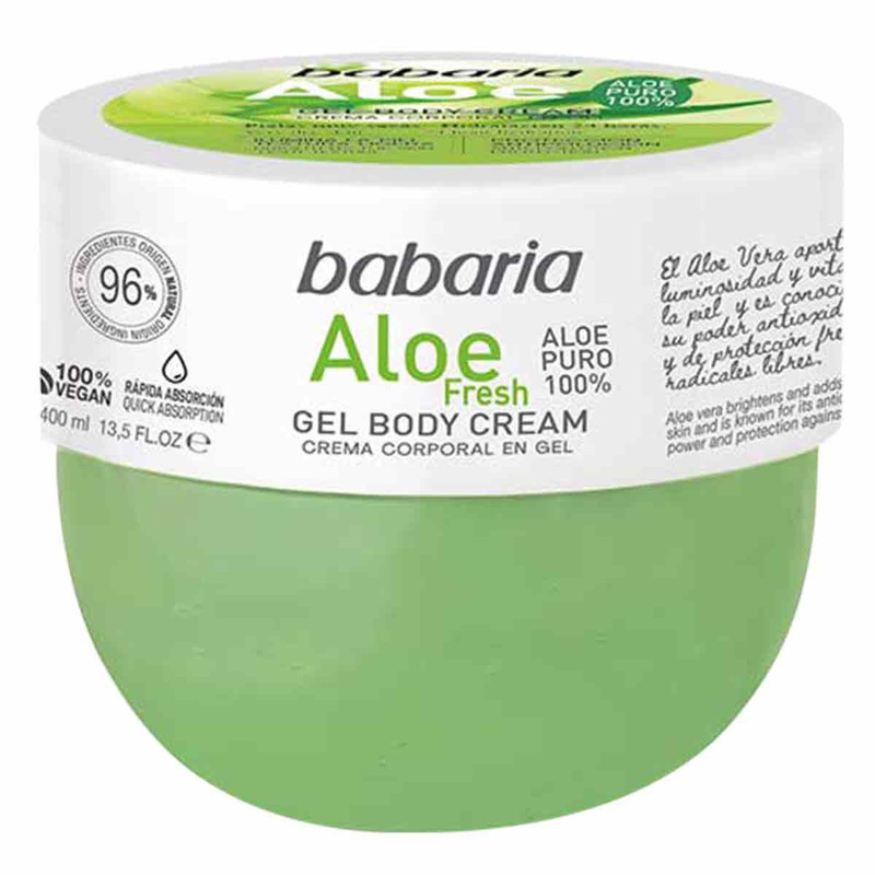 خرید و قیمت کرم ژل بدن باباریا مدل آلوِئه ورا حجم 400 میلی لیتر