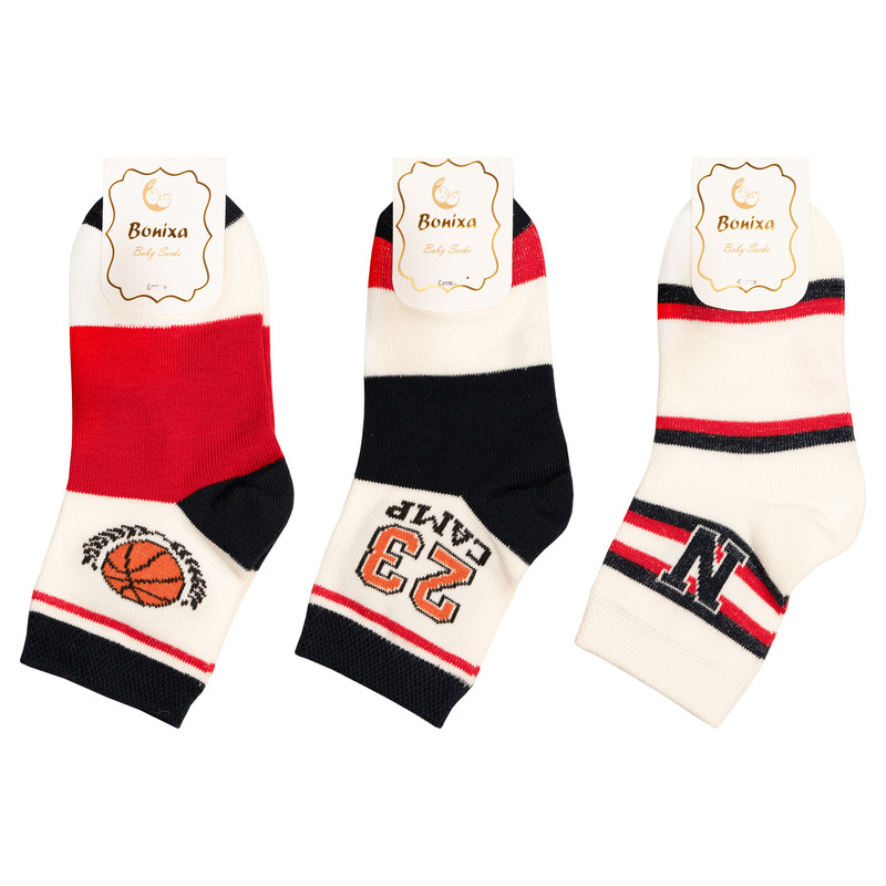 خرید و قیمت جوراب بچگانه مدل BX16-3 مجموعه 3 عددی