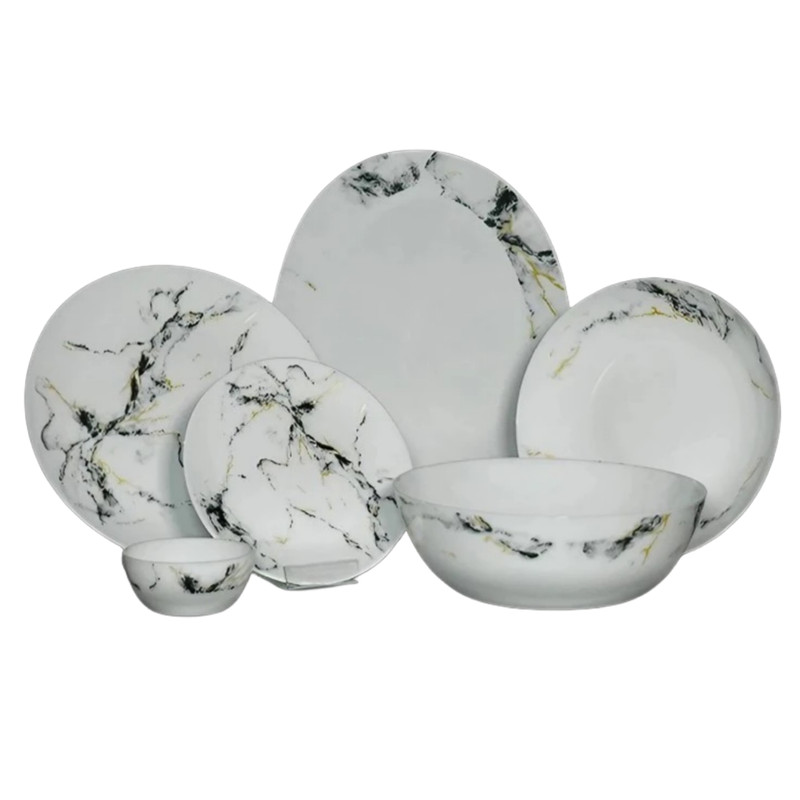 سرویس غذاخوری ۲۶ پارچه مقصود مدل سنگی