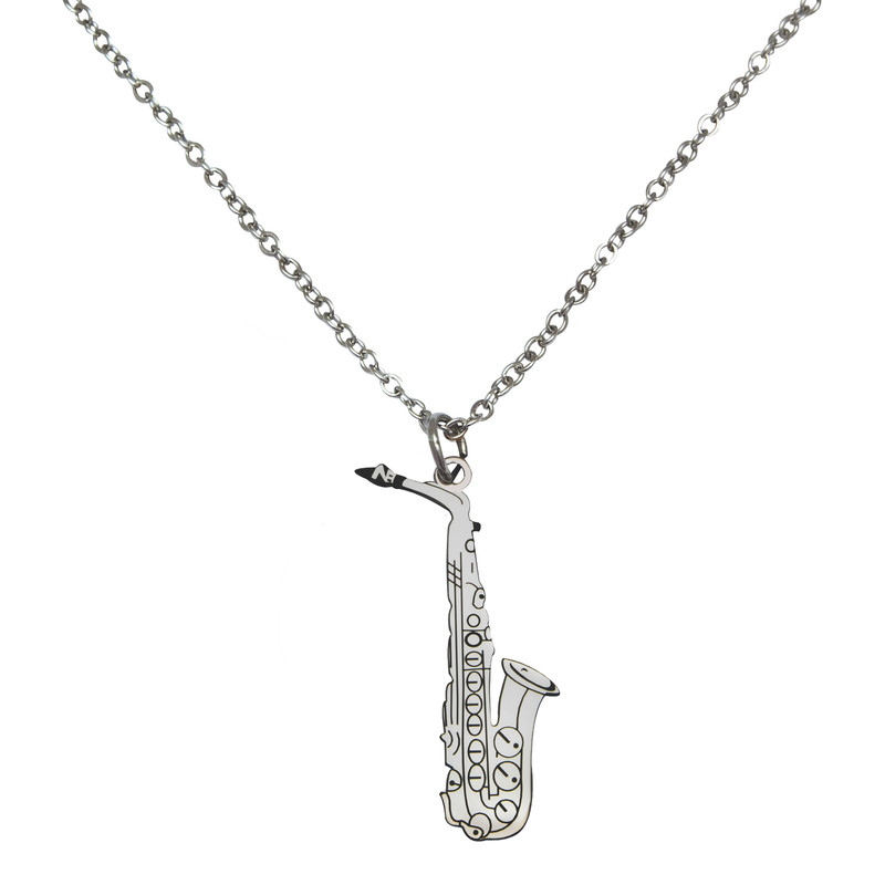 گردنبند مدل ساکسیفون کد Z1015