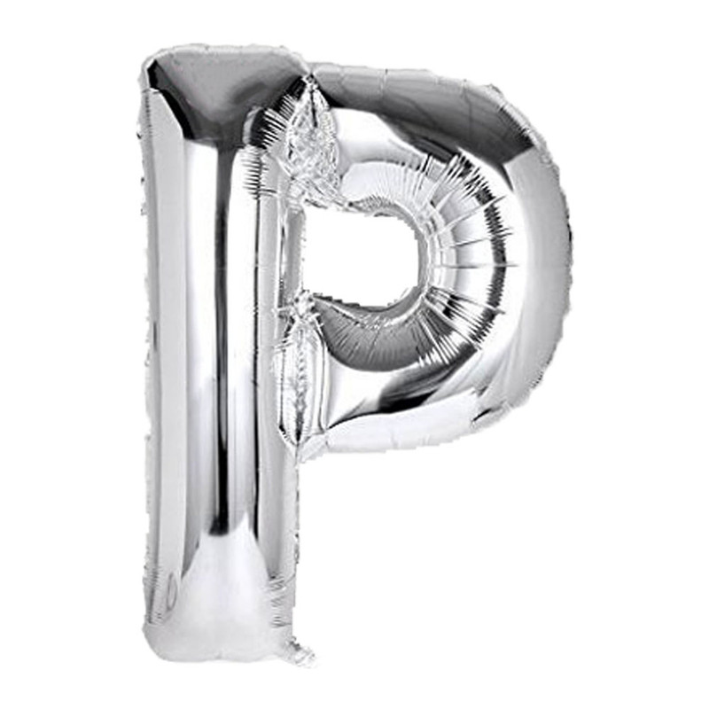 بادکنک فویلی طرح حروف انگلیسی P کد 210