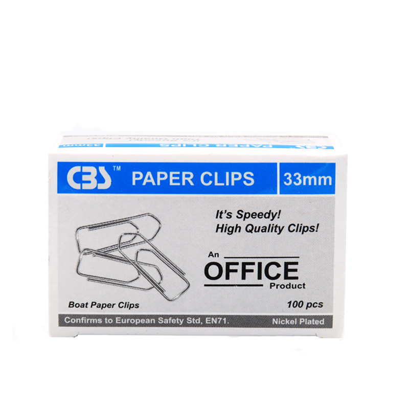 گیره کاغذ سی بی اس مدل JM133 بسته 100 عددی