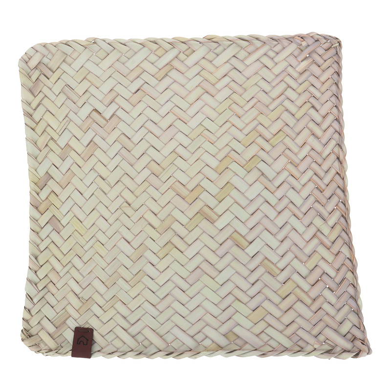 خرید و قیمت زیر بشقابی حصیری بوهومین طرح مربع مدل 001