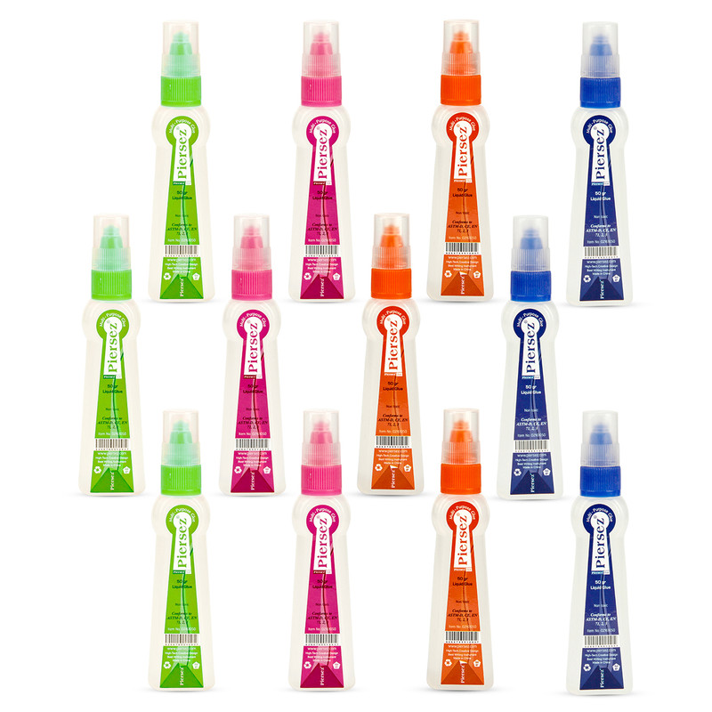 چسب مایع پییرسز کد PZW0114 بسته 12 عددی