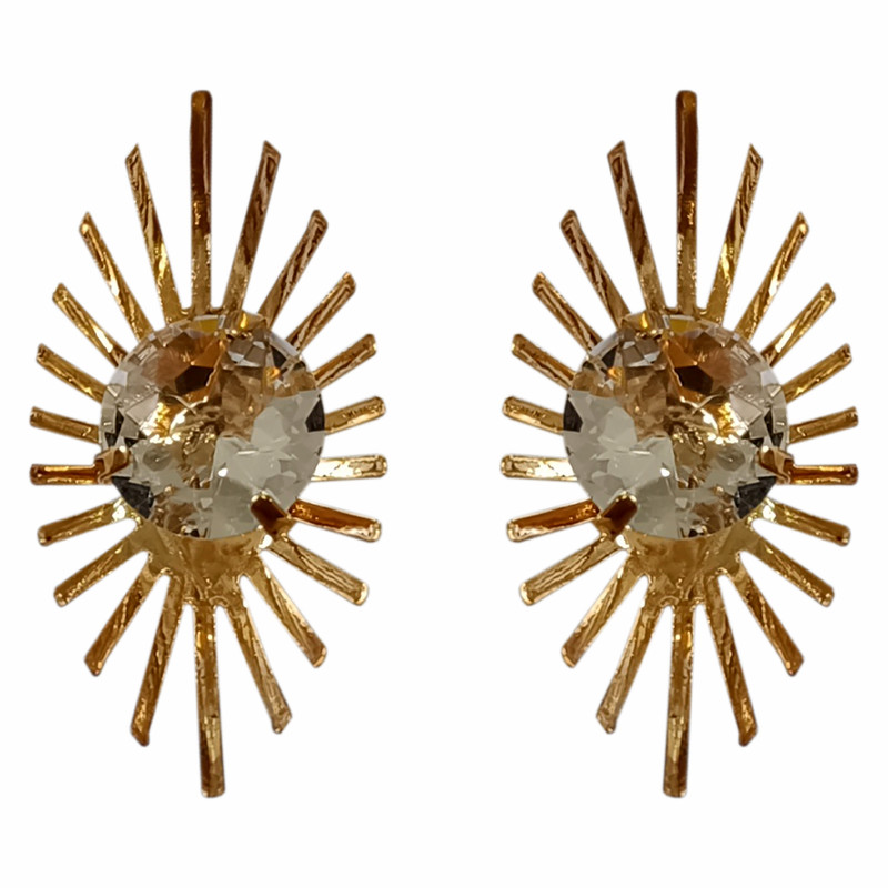 گوشواره زنانه طرح خورشید کد RKH_1690