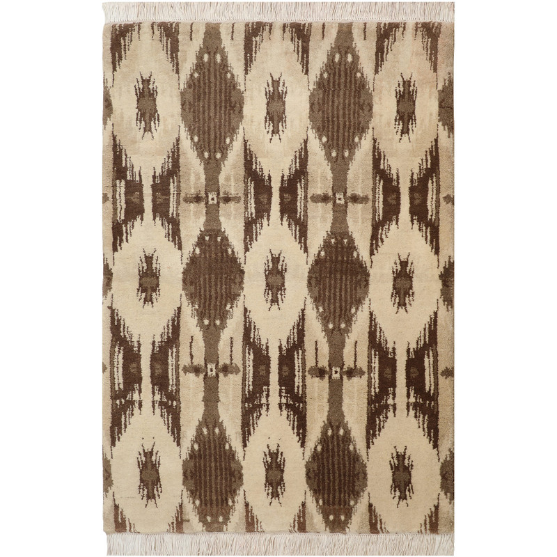 فرش دستبافت یک و نیم متری فرش هریس کد 101770