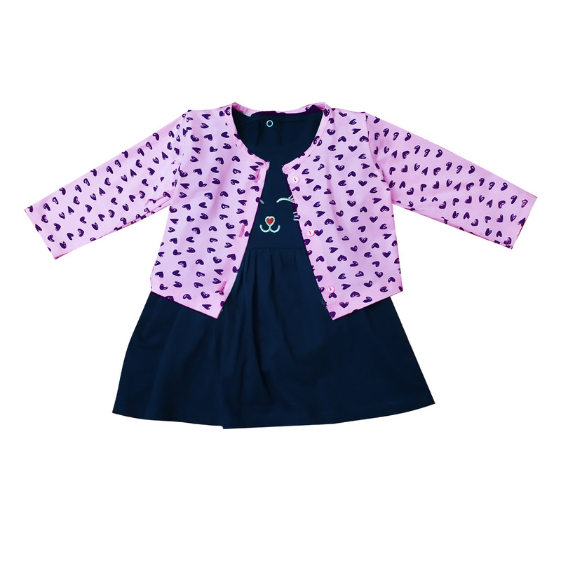 خرید و قیمت ست تی شرت و پیراهن نوزادی پیتایا مدل crm1