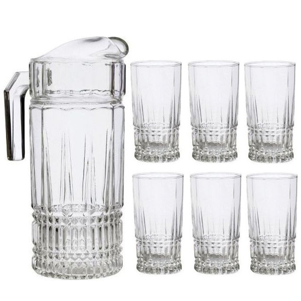 خرید و قیمت ست پارچ و لیوان 7 پارچه لومینارک مدل Elysees