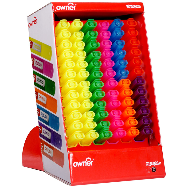 خرید و قیمت ماژیک علامت گذار اونر کد 1 بسته 72 عددی