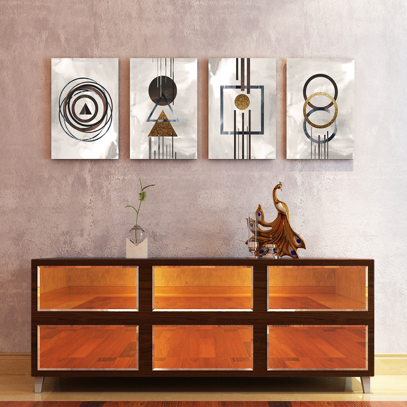 خرید و قیمت تابلو آلتین آی کد C1030 مجموعه 4 عددی