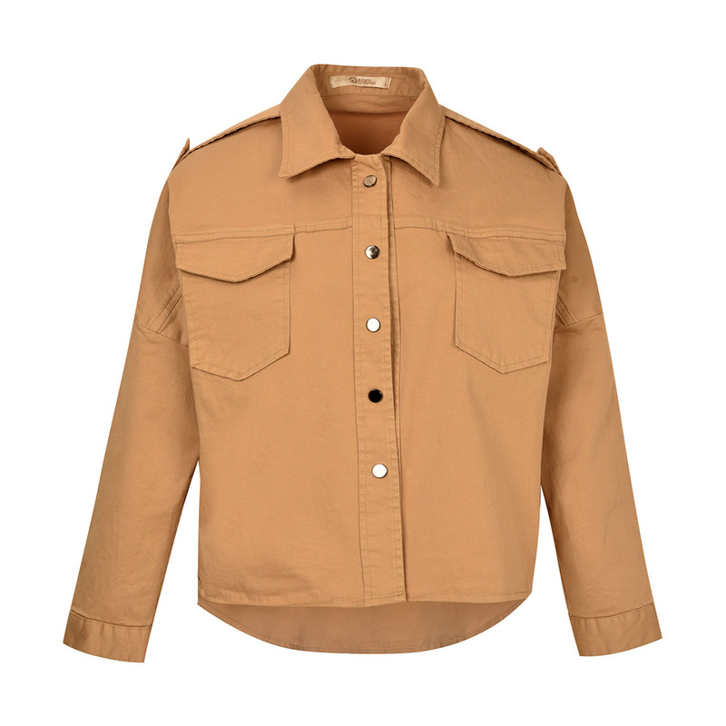 شومیز آستین بلند زنانه بادی اسپینر مدل 2992 کد 2 رنگ قهوه ای