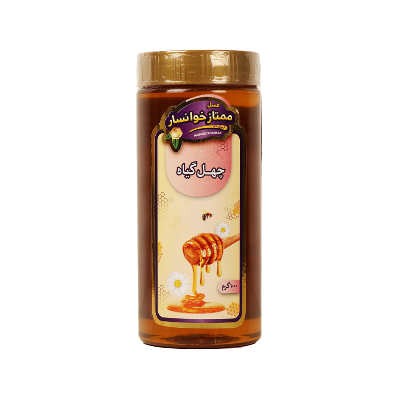 عسل چهارگیاه ممتاز خوانسار - 1000 گرم
