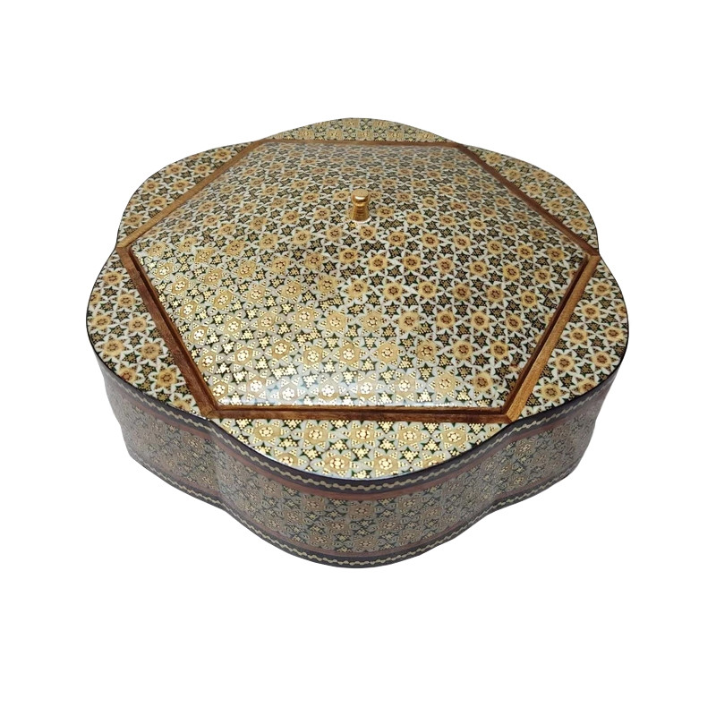 شکلات خوری خاتم کاری کد 20