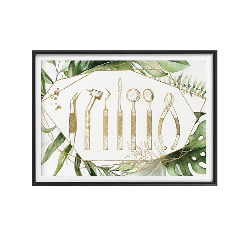 تابلو نقاشی طرح دندان کد dec02