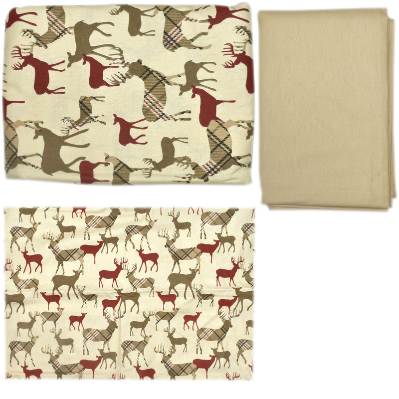 خرید و قیمت سرویس ملحفه هسکی اغلو سری رنفورس کد 5476 یک نفره 3 تکه