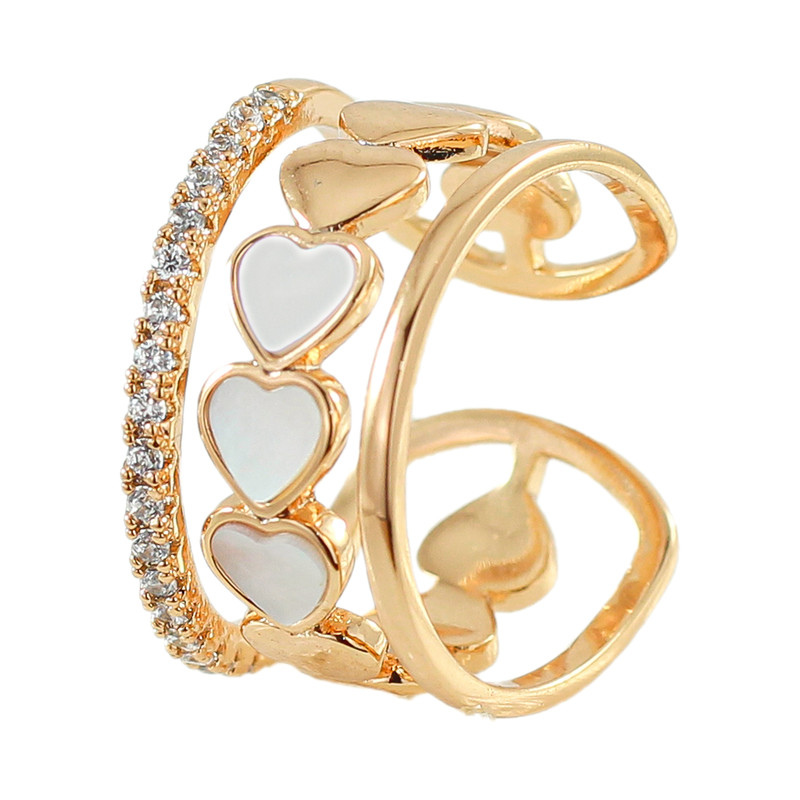 انگشتر زنانه ژوپینگ مدل قلب کد AAE151