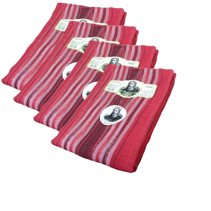 لنگ نظافت خودرو جالینوس مدل دیباج بسته 4 عددی