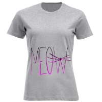 تی شرت آستین کوتاه زنانه طرح MEO کد X75