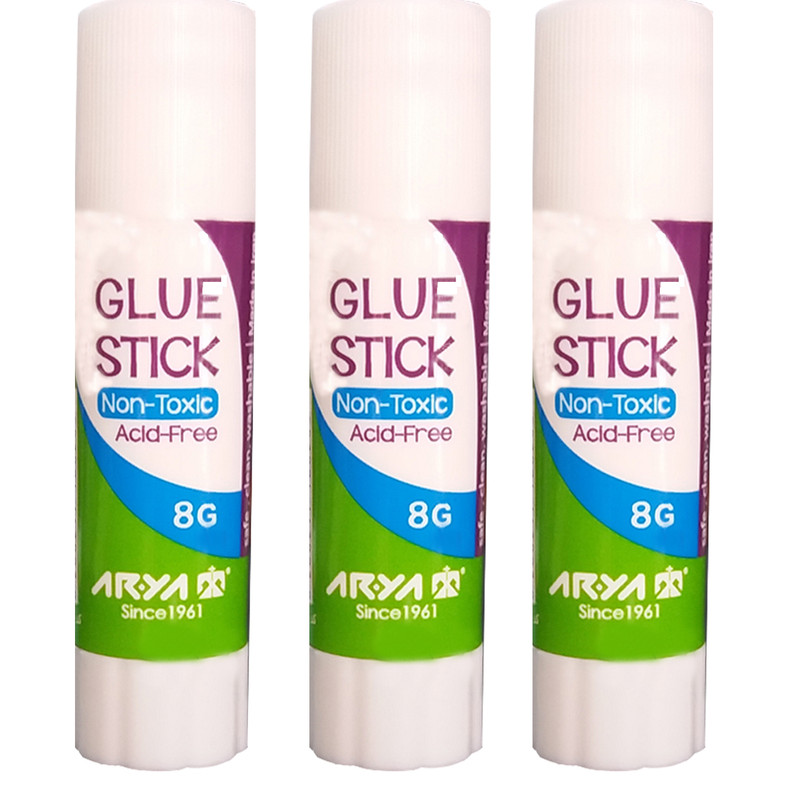 خرید و قیمت چسب ماتیکی آریا کد 8004 بسته 3 عددی