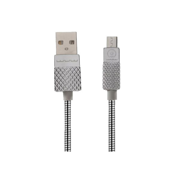 خرید و قیمت کابل تبدیل USB به microUSB دبلیو یو دبلیو مدل X24 طول 1 متر