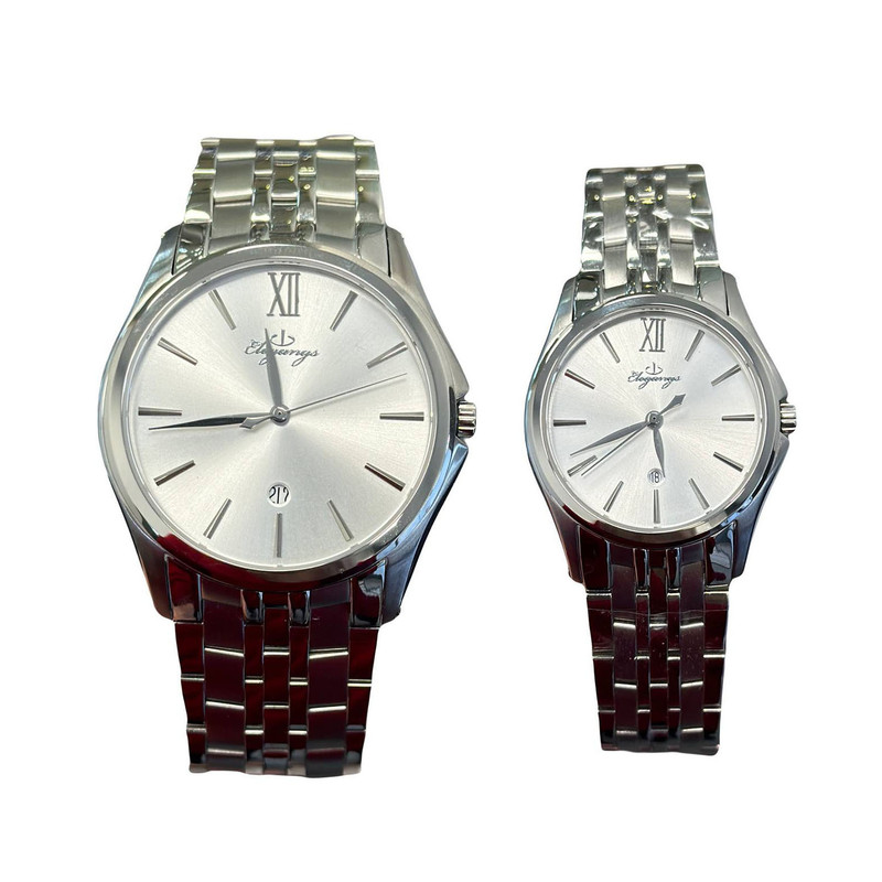 ست ساعت مچی عقربه ای زنانه و مردانه الگنگس مدل 90221