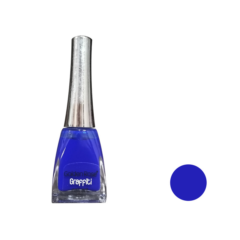 خرید و قیمت لاک گلدن رز مدل گرافیتی شماره 07