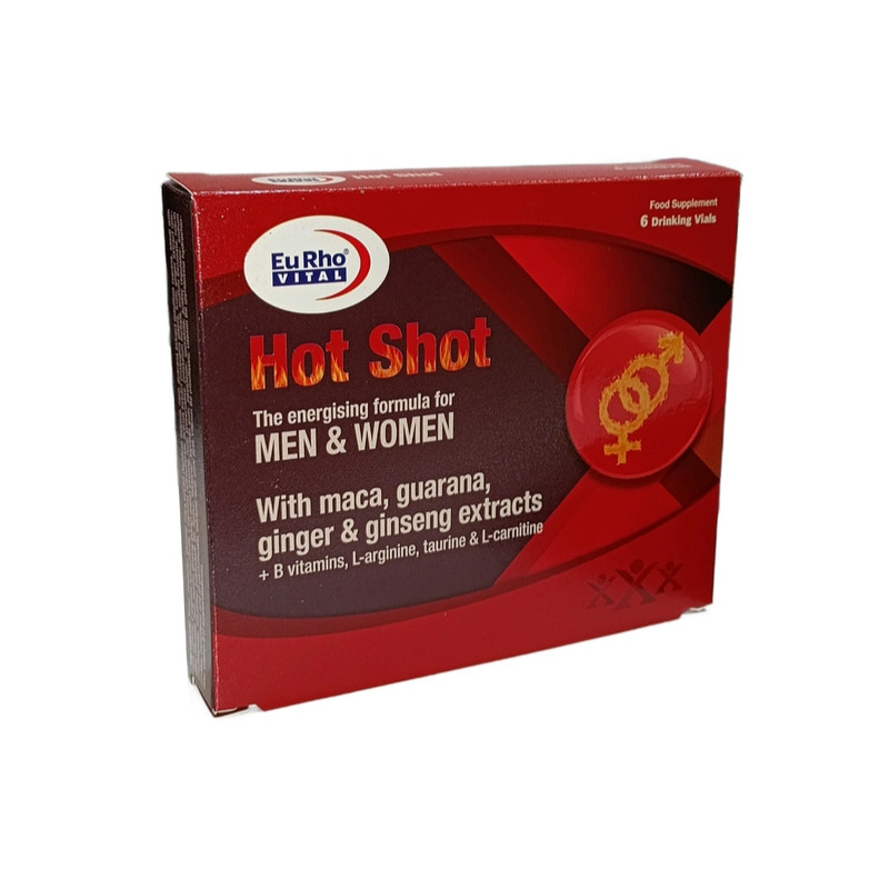 خرید و قیمت ویال خوراکی هات شات یوروویتال بسته 6 عددی