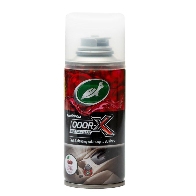 اسپری آنتی باکتریال دریچه کولر ترتل واکس مدل ODOR-X رایحه JUICE CHERRY حجم 100 میلی لیتر