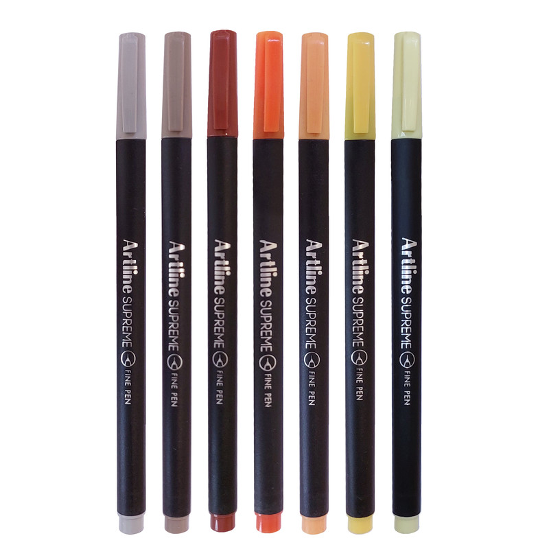 روان نویس آرت لاین مدل Supreme بسته 7 عددی