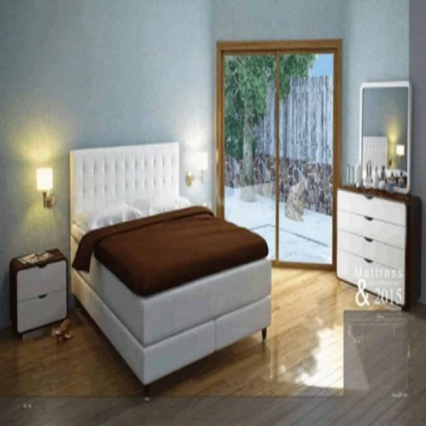 تخت خواب یکنفره رومینا سایز 120 در 200 سانتیمتر - تا 20 درصد تخفیف در فروشگاه اینترنتی  00