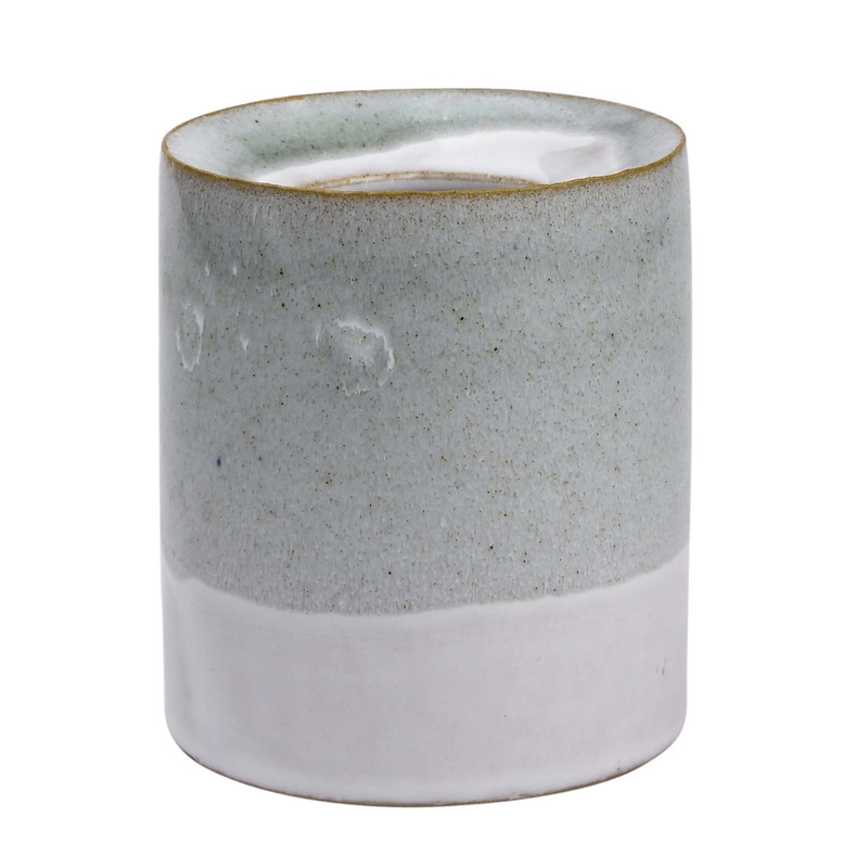 گلدان سفالی مدل استوانه