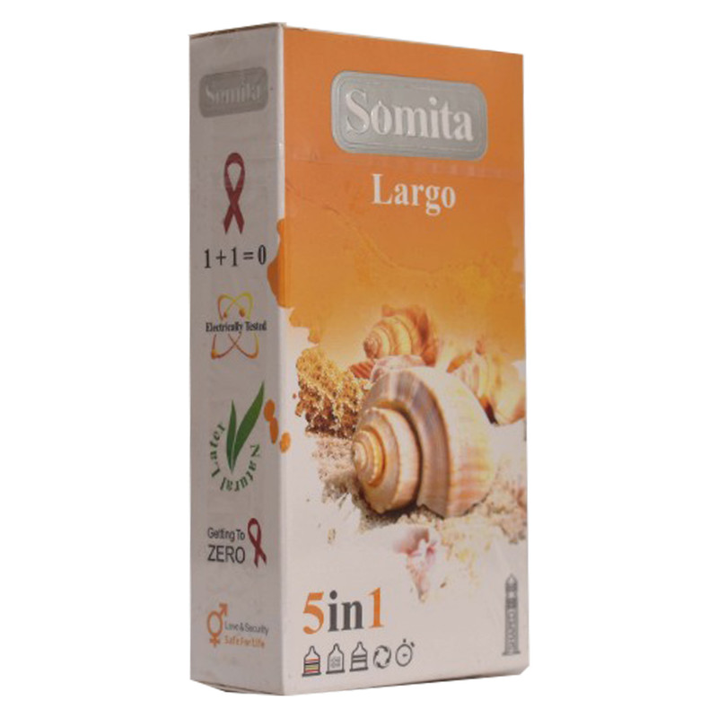 خرید و قیمت کاندوم سومیتا مدل Largo بسته 12 عددی