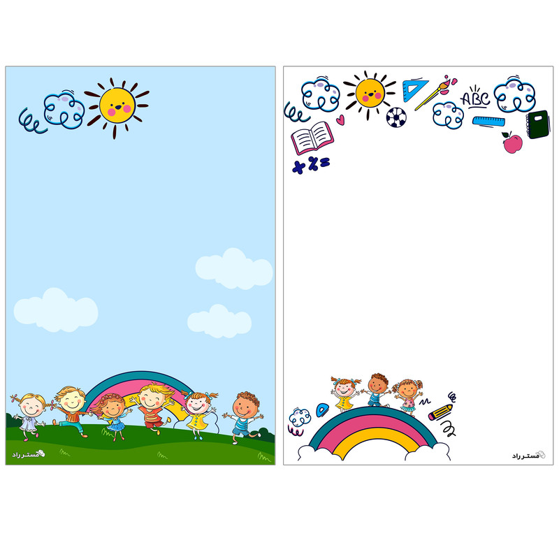 خرید و قیمت کاغذ یادداشت مستر راد طرح کودک بسته 50 عددی