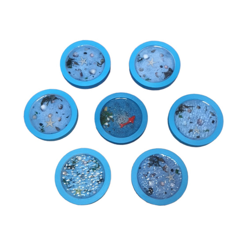 ست7 تکه هفت سین رزینی مدل برکه