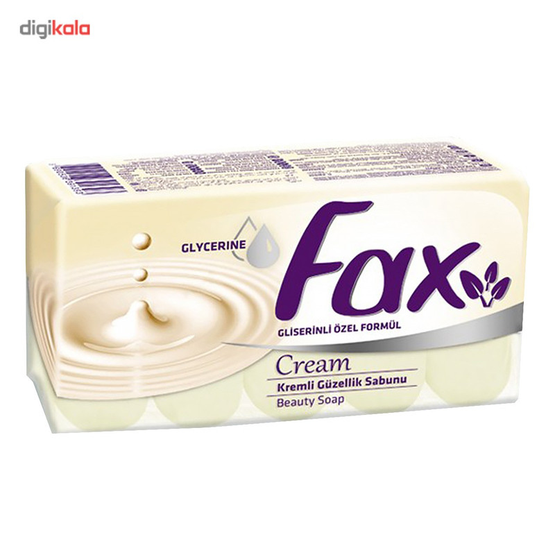 صابون 5 عددی فکس مدل Cream وزن 350 گرم