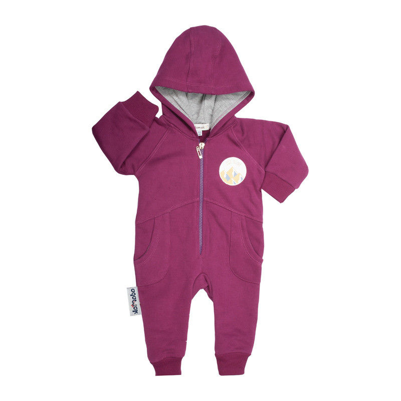 سرهمی نوزادی آدمک مدل کوهستان کد 139801 رنگ عنابی